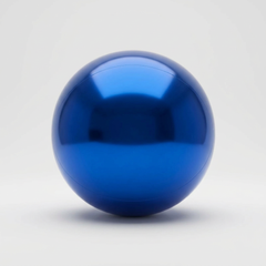 Bola azul individual