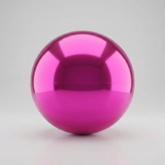 Bola fucsia individual