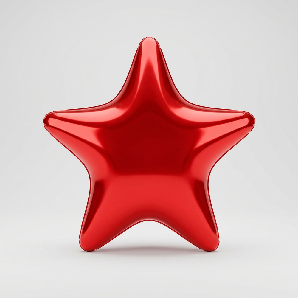 Estrella roja individual