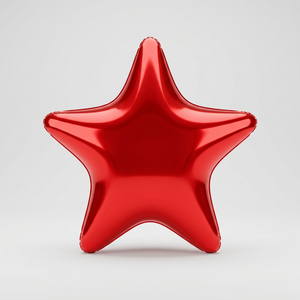 Estrella roja individual
